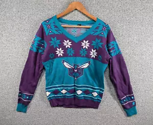 Klew X NBA Damen Charlotte Hornets V-Neck Ugly Pullover Pulli Sweater XL - Bild 1 von 11
