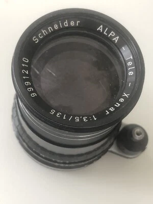 Schneider Alpa  Tele - Xenar f/3.5 135mm Lens #9991210 Alpa Mount EXC ++ - Image 1 of 4