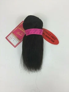 100% HUMAN HAIR Premium KINKY 8" Weaving Weft Color Soft & Tangle Free 4oz. - Picture 1 of 11