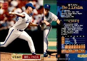Stan Belinda 1994 Stadium Club #8 Card *AutographDen*