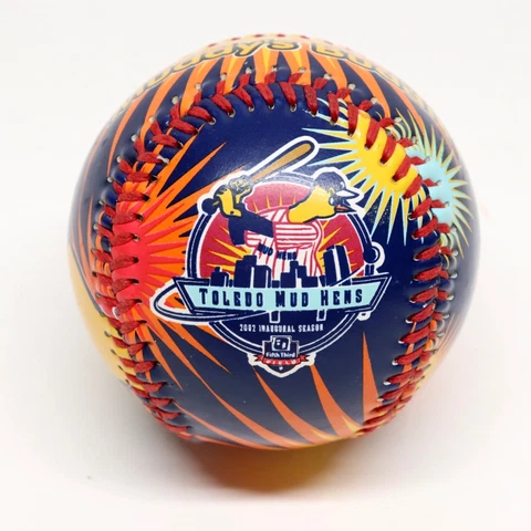 Toledo Mud Hens Souvenir Baseball 2002 Inaugural Season Fotoball Muddys Buddies Cover