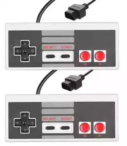 Pack de 2 mandos NES para sistema de entretenimiento original Nintendo NES-001 - Imagen 1 de 8