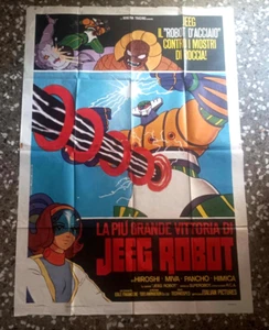 Manifesto originale 4F - JEEG ROBOT - Movie Poster Affiche - Foto 1 di 1
