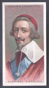OGDENS-LEADERS OF MEN 1924-#43- CARDINAL RICHELIEU