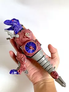 1997 Vintage Transformers Beast Wars Megatron Complete Transmetals Purple *READ* - Picture 1 of 15