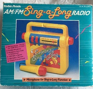 Vintage Radio Shack AM/FM Sing-a-Long Radio With microphone "AS IS" - Picture 1 of 5