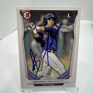 Anthony Santander - 2014 1° Bowman #BP-67 firmato Baltimore Orioles free agent - Foto 1 di 4