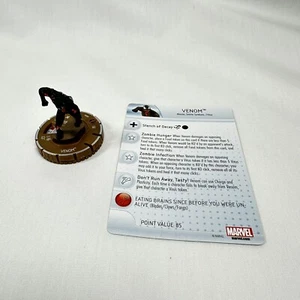 Heroclix Venom (Zombie) #066 Chase Figure With Card (From Deadpool Set) - Picture 1 of 5