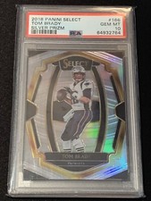 2018 Panini Select #166 Tom Brady Silver Prizm PSA 10