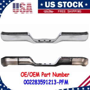 Premium Level Trim Rear Step Bumper Face Bars for Truck Toyota Pickup 1989-1995 - Picture 1 of 15