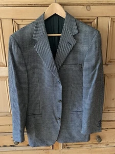 Versace Black And White Textured Sport Coat 36 Regular - Picture 1 of 10