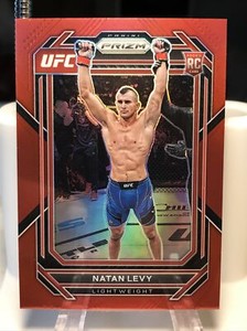 2023 NATAN LEVY PRIZM UFC RED PRIZM 040/199 RC