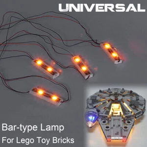 Universal LED Light Lighting Kit For Lego Toy Bricks 4 Bar-type - Picture 1 of 5