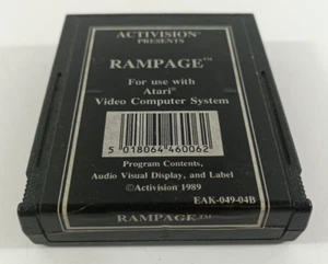 Jeu Atari en loose Rampage 1989 Envoi rapide et suivi - Photo 1/2