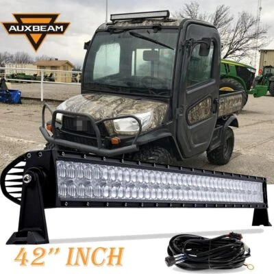 Barra de luz LED Auxbeam 42"" pulgadas para Kubota RTV-X1100C X1120/D X1140 X900 XG850 Foto 1 de 4