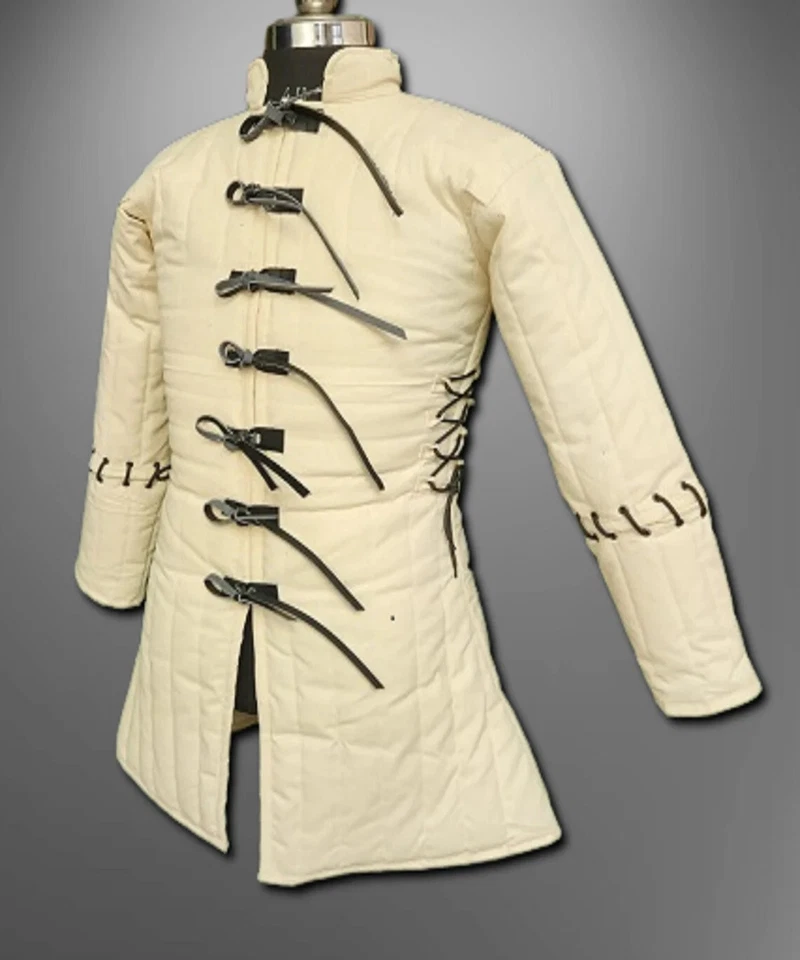 Viking gambeson costume, Medieval Padded Armour Gambeson With Full Sleeves - Image 1 of 1