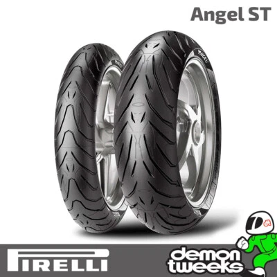 Pirelli Angel ST 120/70 ZR17 (58W) & 180/55 ZR17 (73W) Motorcycle Tyres - Image 1 of 2