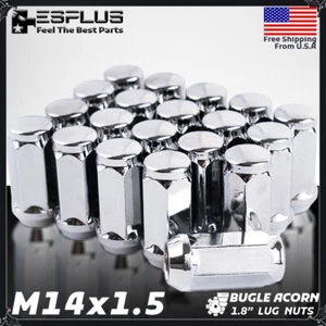 [32] Chrome 14x1.5 Acorn Lug Nut Fit Chevy Silverado C2500/3500 K2500/3500 - Picture 1 of 9