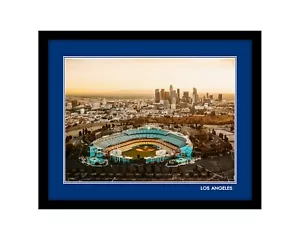 Framed DODGER STADIUM Photo Picture LOS ANGELES DODGERS Baseball 8x10 11x14 scb - Picture 1 of 13