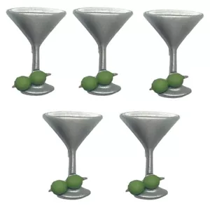 Martini Time! - Buttons for Sewing, Crafts, DIY etc - Shelly's Buttons and More - Picture 1 of 2