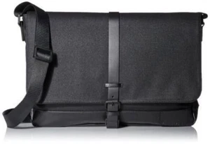 Calvin Klein Canvas Backpack with Smooth PU Trim, Black, Lightweight, 75019796 - Picture 1 of 5