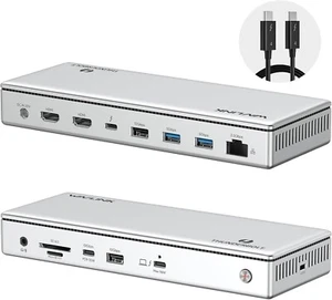 WAVLINK Thunderbolt 4 Docking Station, Single 8K, Triple 4K Display - Afbeelding 1 van 9