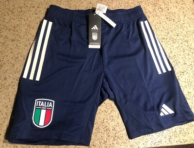 Italia Adidas Entrenamiento Profesional Auténticos Fútbol Fútbol Pantalones Cortos Nuevos con Etiquetas Heat.Rdy Pequeño S Foto 1 de 4