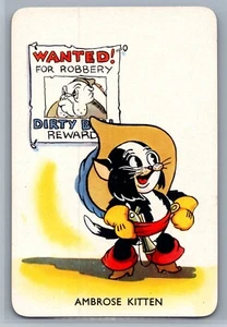 1938 Castell Bros. Shuffled Symphonies Blue - Ambrose Kitten - NM *TEXCARDS* - Bild 1 von 2