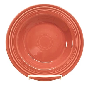 Tazón de sopa Fiesta Rim caqui 9" 13 oz post 86 contemporáneo HLC retirado 2008 - Imagen 1 de 4