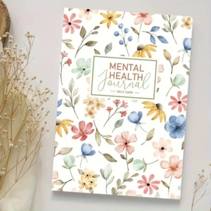 Psychische Gesundheit Journal Tägliches Wohlbefinden Selbstfürsorge Tagebuch Meditation Angstlinderung - Bild 1 von 7