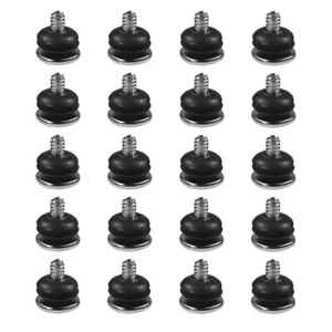 20 Pcs Anneau De Caoutchouc À Vis Disque Dur Ventilateur D'ordinateur - Photo 1/12