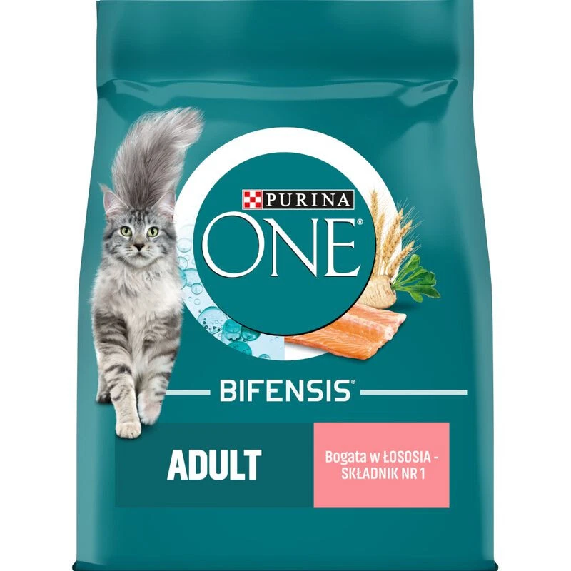 PURINA ONE Adult mit Lachs & Vollkorngetreide Trockenfutter 2 x 9,75 kg - Bild 1 von 1