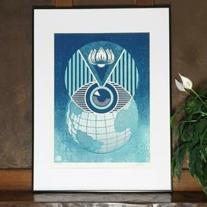 Shepard Fairey (OBEY) - Flint Eye Alert Globe - S/N/450 - 2017 - Picture 1 of 9