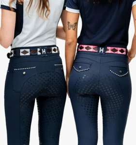 Horseware Ladies Newmarket Polo Buffalo Leather Belt With Gunmetal Buckle 80-110 - Picture 1 of 10