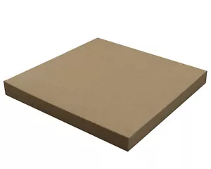50 hojas de aglomerado 12 x 12 pulgadas - 22 puntos marrón ligero cartón Kraft - Imagen 1 de 8