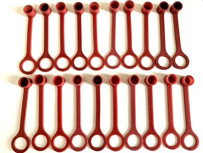 NEW ANSUL R102 STYLE RUBBER BLOW OFF CAPS FOR FIRE SUPPRESSION SYSTEMS (20pcs)
