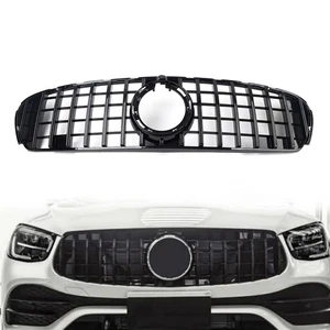 GTR Style Front Bumper Grille Fit Benz GLC Class W253 X253 Sport Model 20-22 21 - Picture 1 of 13