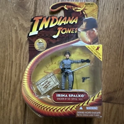 INDIANA JONES Crystal Skull IRINA SPALKO 3 3/4" ACTION FIGURE Hasbro 2008 MOC - Image 1 of 3