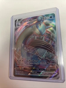 Lapras Vmax 050/202 Schwert & Schild NM Full Art Ultra Rare Pokemon Karte Kostenloser Versand - Bild 1 von 2