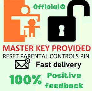 Official Nintendo Switch Parental UNLOCK RESET Master INT - Picture 1 of 2