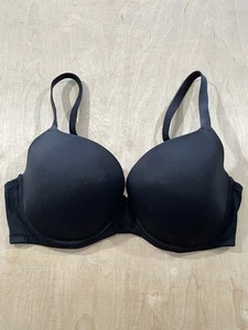 Victoria’s Secret PINK Wear Everywhere Lightly Lined Bra Sz 34DD Black - Picture 1 of 9