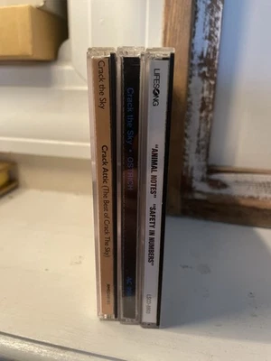 SET LOT OF 3 CRACK THE SKY: Ostrich , Animal Notes Safety In Numbers, Crack Atti - Image 1 of 4