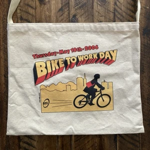 Bolso de Mano Bay Area Bike to Work Day 2006 Oakland San Francisco Alice 97.3 - Imagen 1 de 7