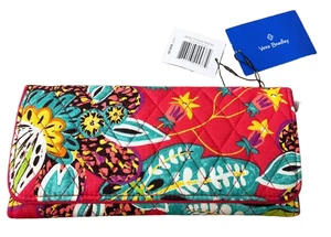 Vera Bradley Rumba TriFold Geldbörse RFID Schutz Neu mit Etikett - Bild 1 von 9