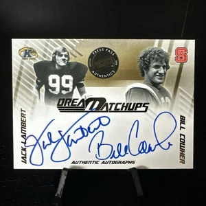2008 Press Pass Legends - Jack Lambert Bill Cowher Dream Matchups Dual Auto /25 - Picture 1 of 2