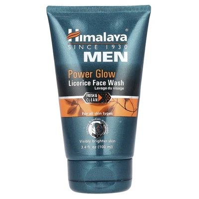 Men, Power Glow, Licorice Face Wash, 3.4 fl oz (100 ml) - Image 1 of 2