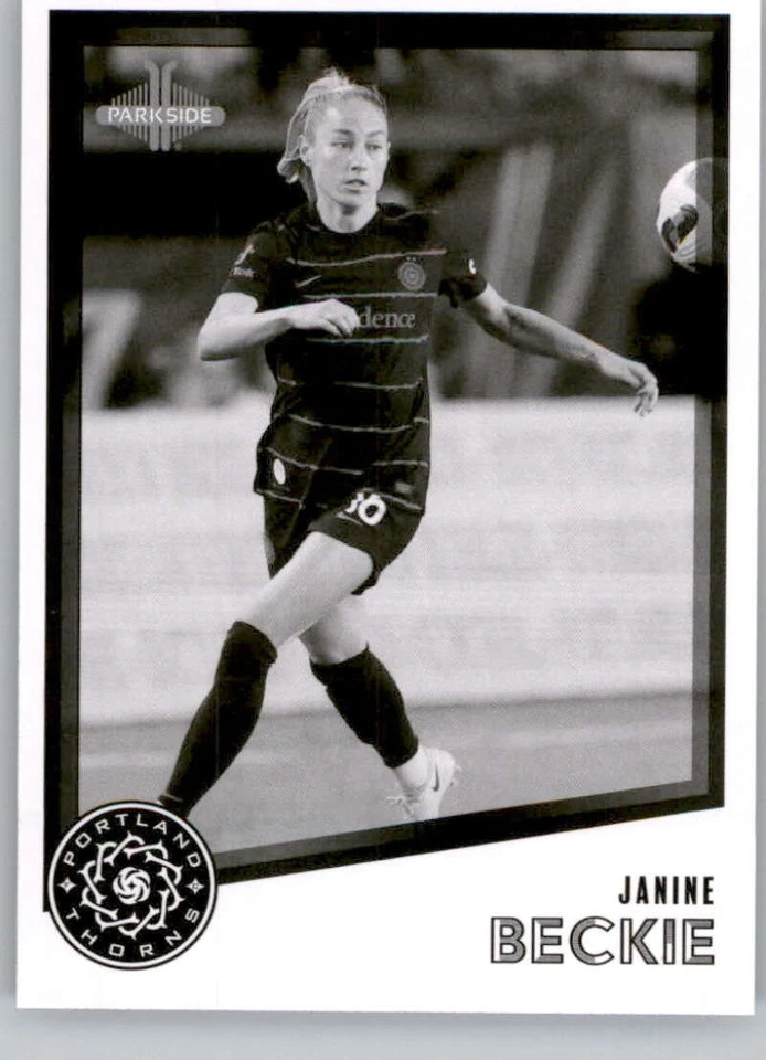 2023 Parkside NWSL National Women's Soccer League Black and White Parallel Cards - Image 1 of 1