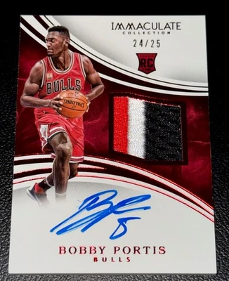 Bobby Portis 2015-16 Panini Immaculate Collection Red RPA /25! # 142 Bulls Bucks - Image 1 of 2