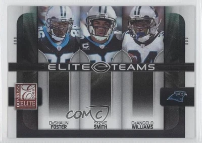 2008 Donruss Elite Teams Black /800 DeAngelo Williams Steve Smith DeShaun Foster - Image 1 of 2