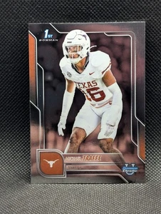 Michael Taaffe 2025 Bowman University Chrome Texas #100 1st - Imagen 1 de 2